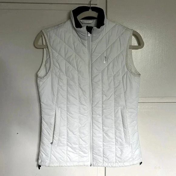 Peak Performance White Puffer Vest Size Small Gorpcore - Picture 1 of 14